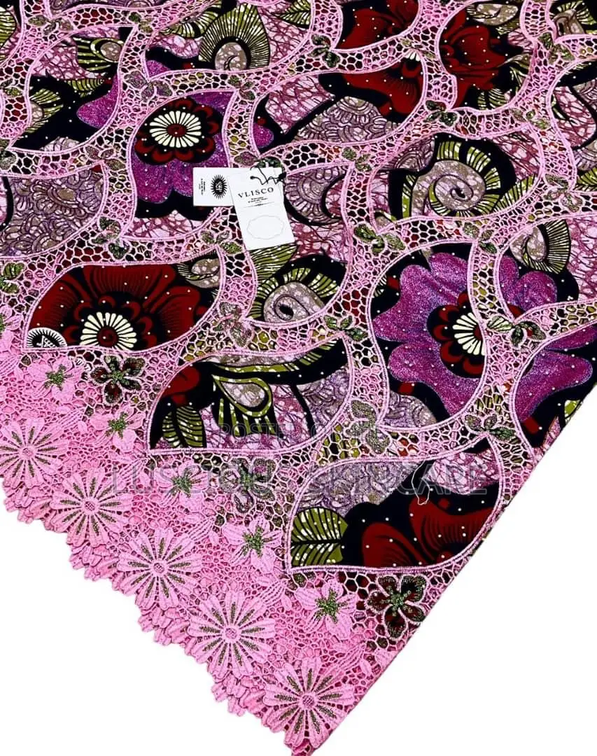 Embellished Ankara/Ankara Lace