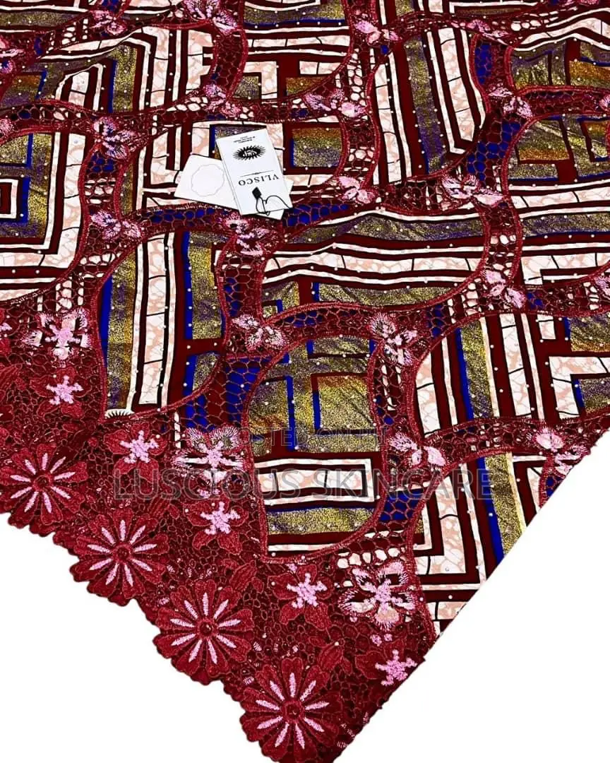 Embellished Ankara/Ankara Lace
