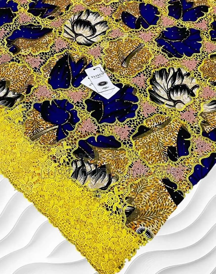 Embellished Ankara/Ankara Lace