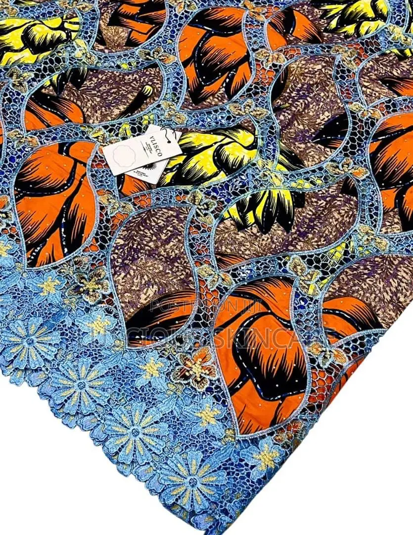 Embellished Ankara/Ankara Lace