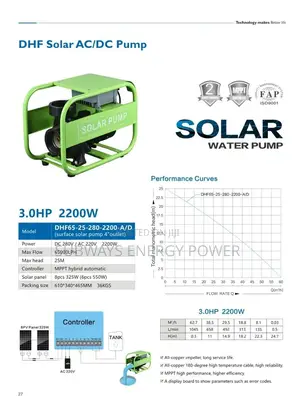 3hp Ac/Dc Solar Surface Water Pump