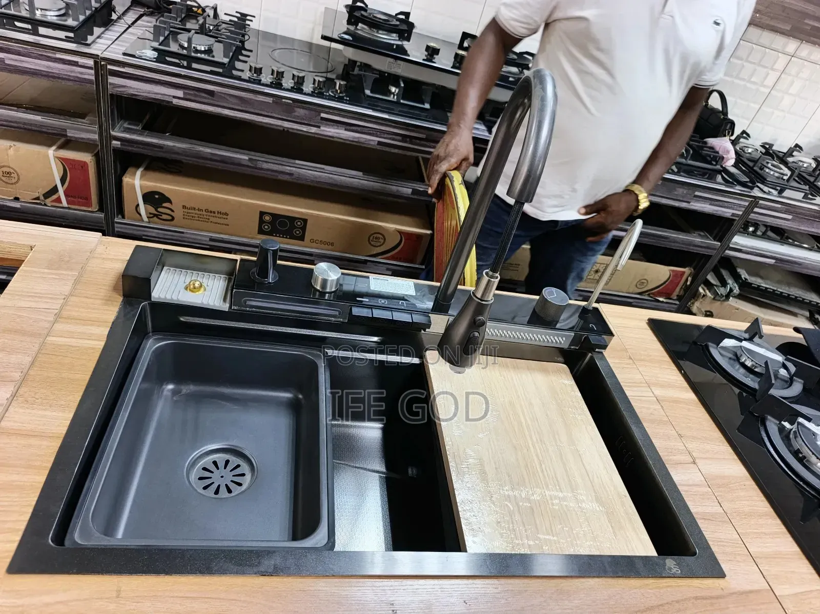 Original Gs Built-in Automatic Smart Kitchen Sink Led Display Etc.