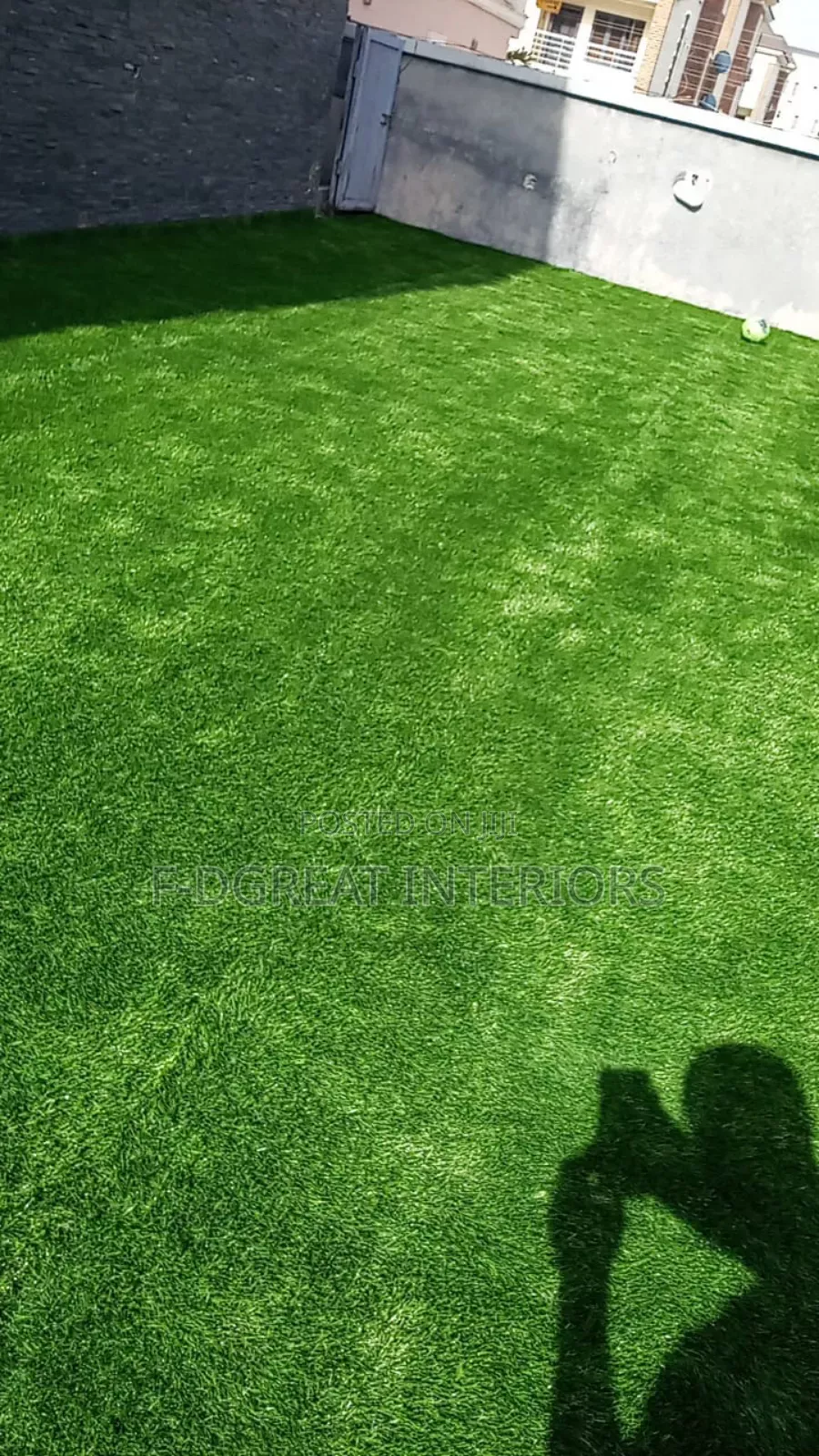 Synthetic Artificial Rug Grass With Drainage Holes