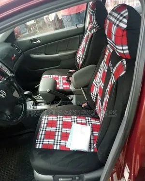 Check Design Seat Cover