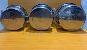 Premium 3-Piece Stainless Steel Induction Pot Set -