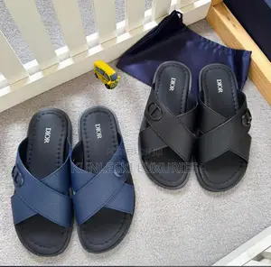 Original Dior Leather Slippers
