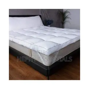 Quality 5inch Super Thick, Mattress Topper- White