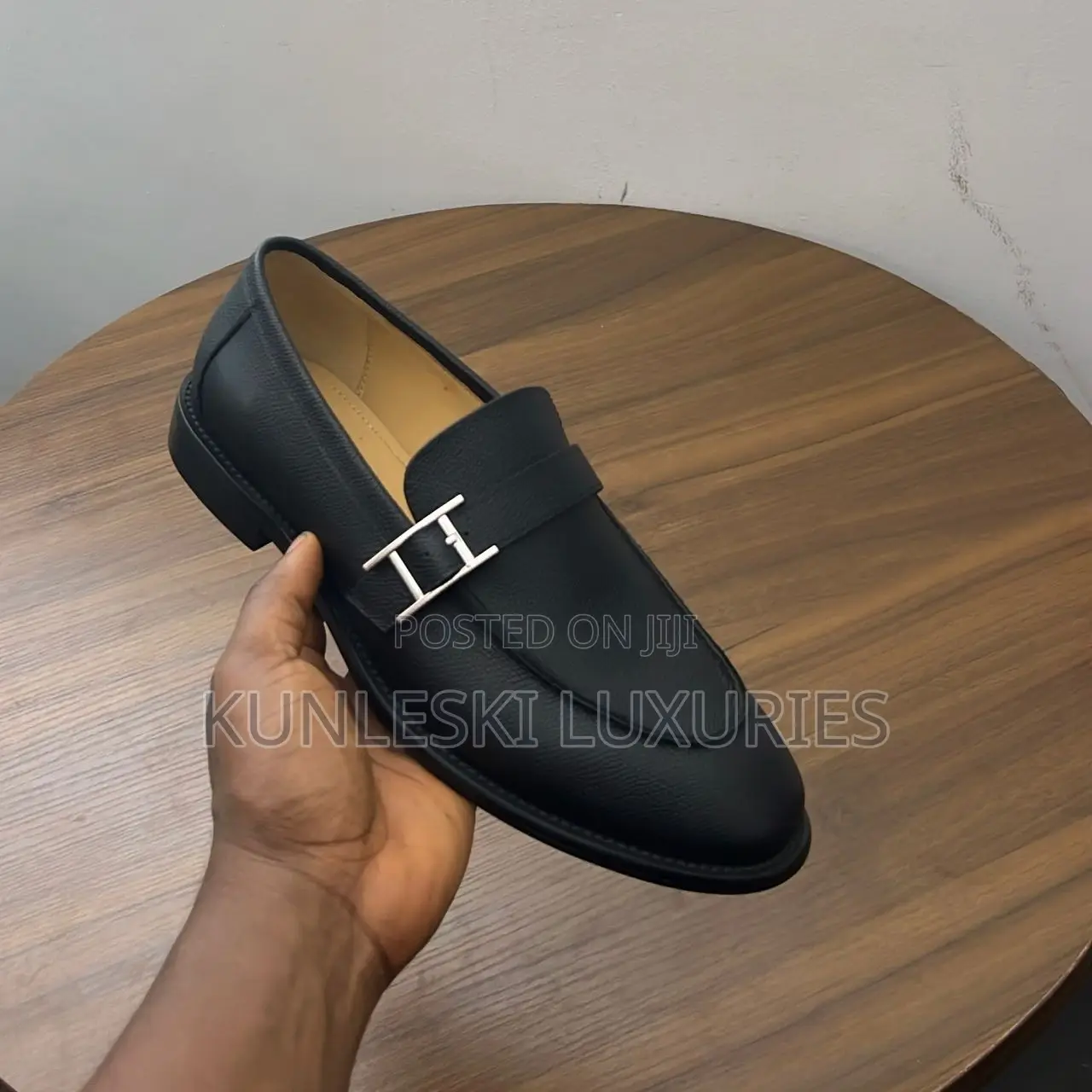 Original Hermes Leather Loafers