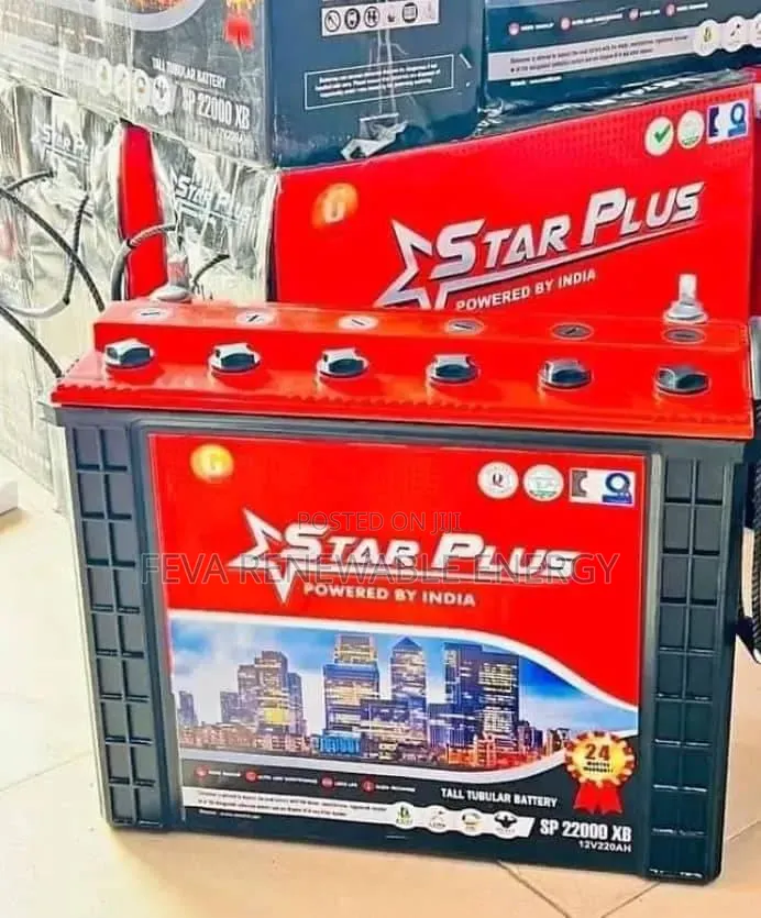 Star Plus 220ah Tubular Battery