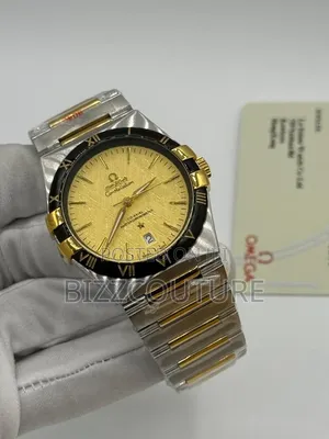 Original Omega Gold Stainless Steel Watch Available in Store