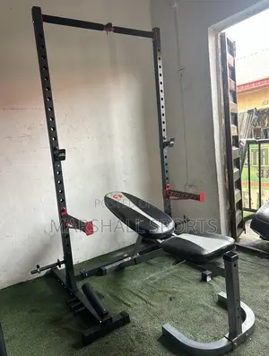 Commercial Squat Rack With Land Mine,Pull Up Bar and Incline Bench