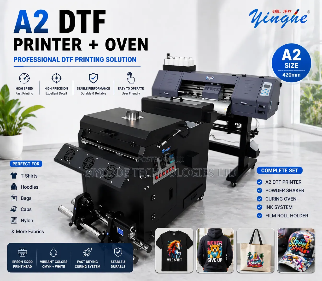 A2 DTF Printer + Oven