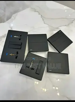 Brush Black Switches and Socket
