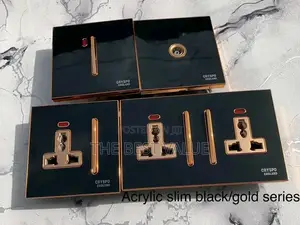 Slim Button Switches and Socket