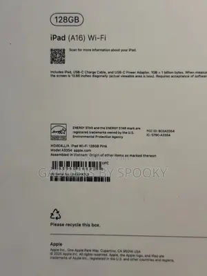 New Apple iPad (2025) 128 GB Pink