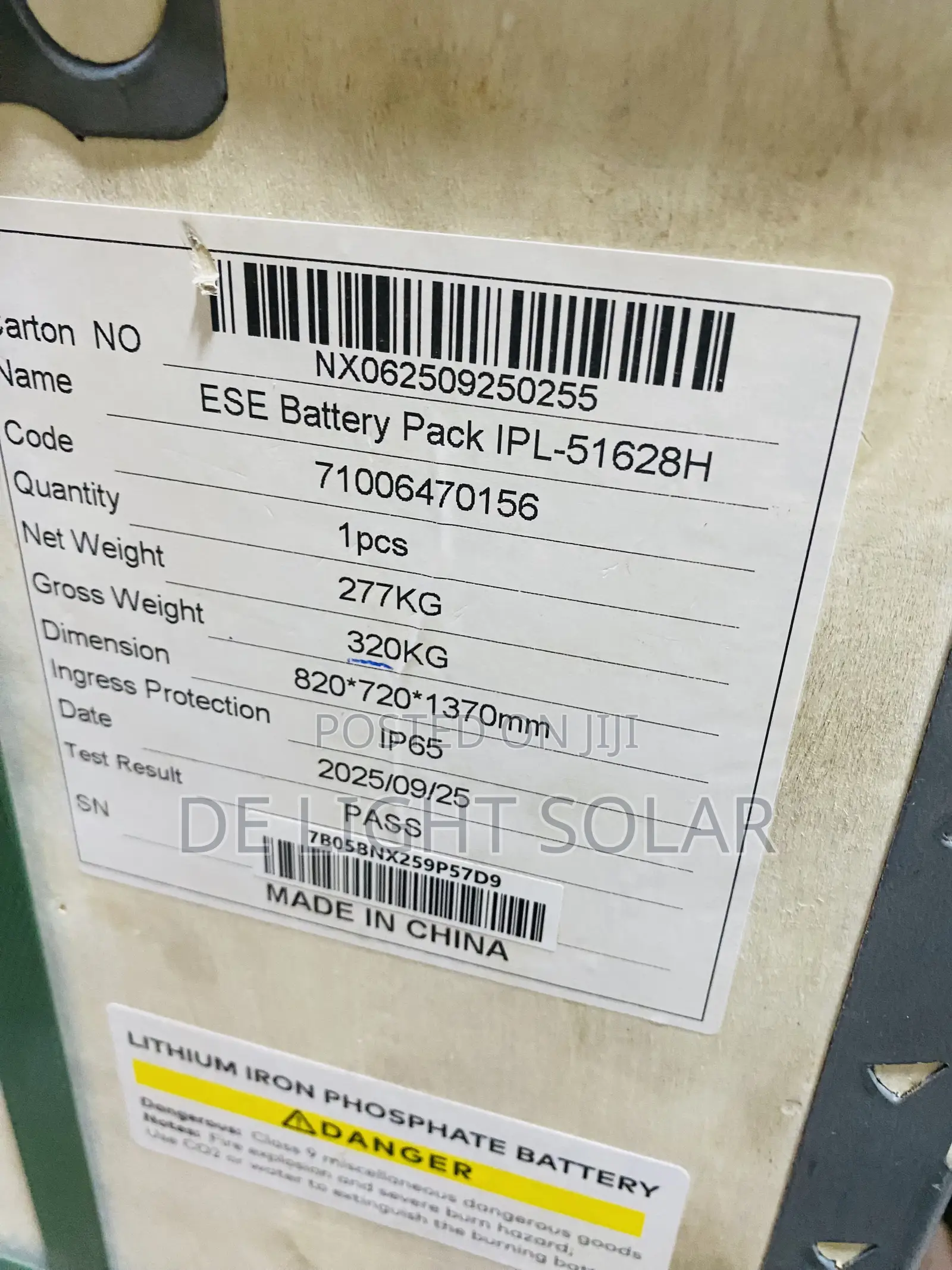 32kwh Itel Lithium Battery