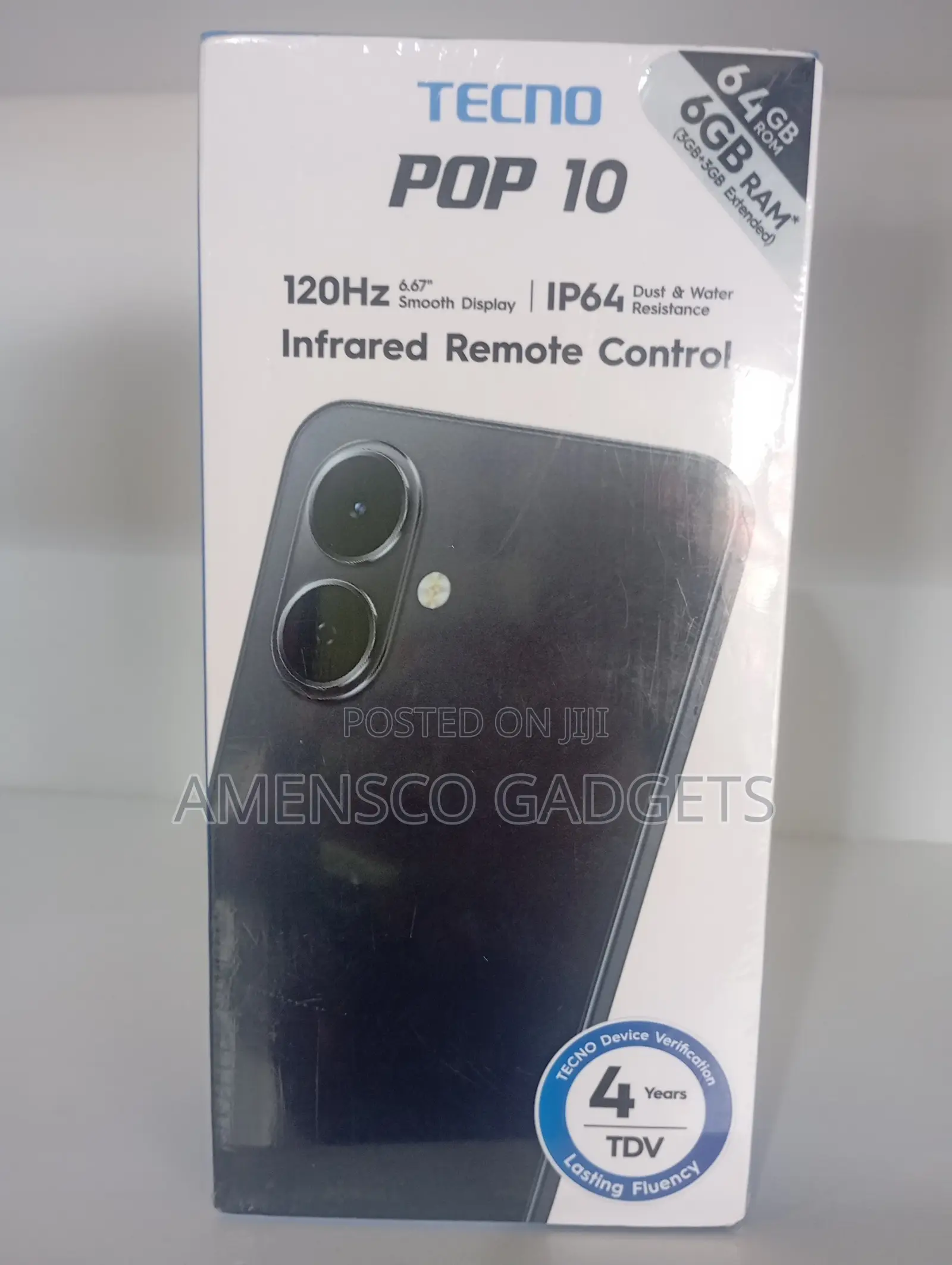 New Tecno Pop 10 64 GB Black