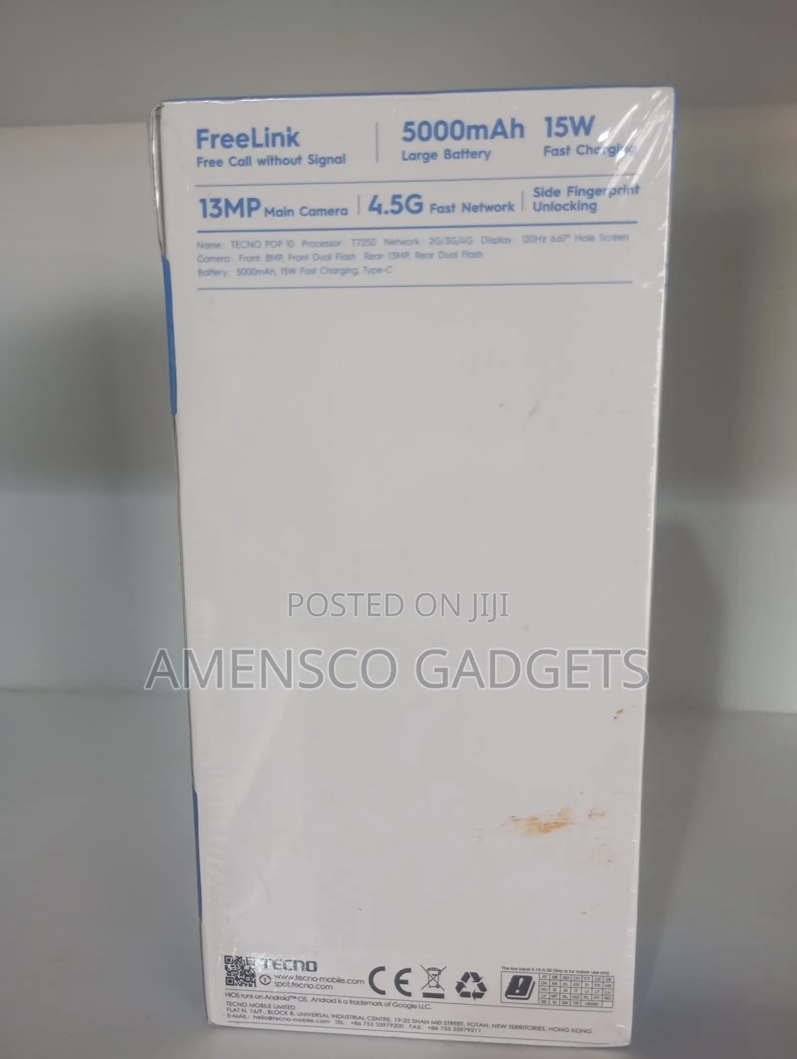 New Tecno Pop 10 64 GB Black