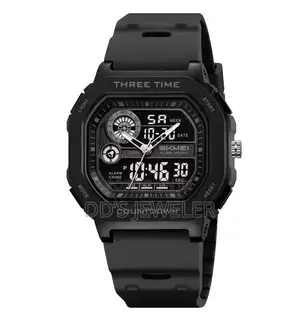 Three Time Wristwatch