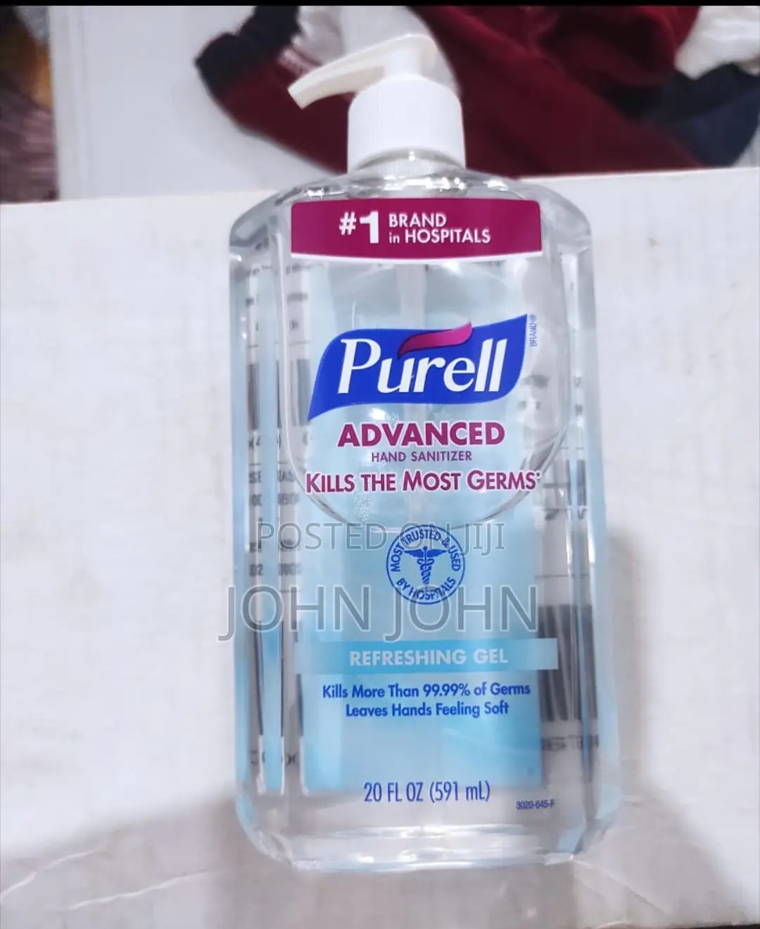 Purell 591ml Hand Sanitizer Gel