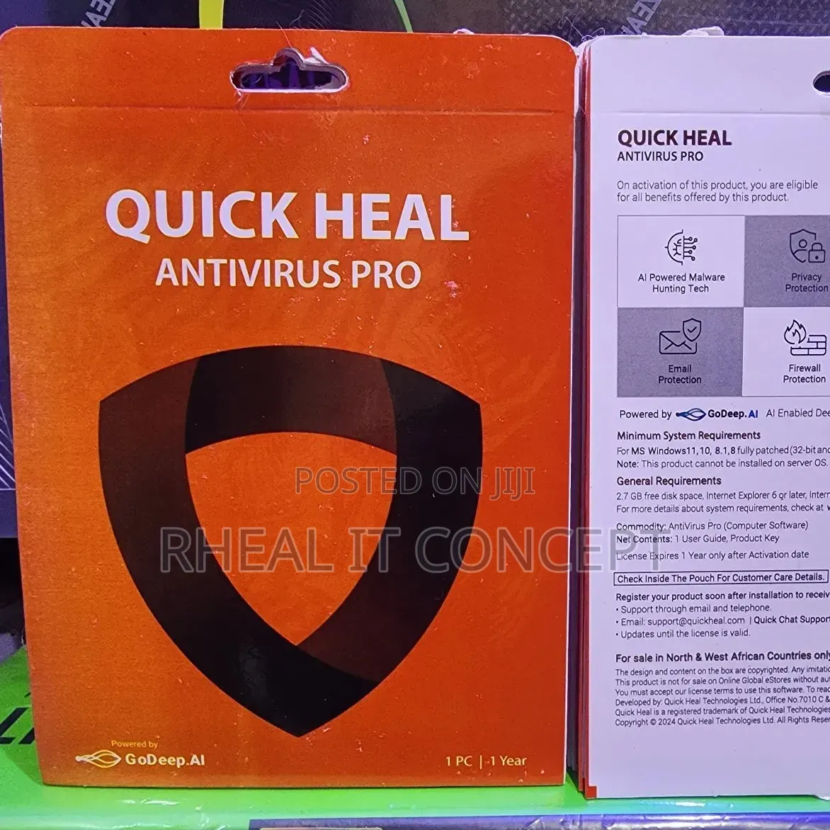 Quick Heal Anti-virus Key 1user