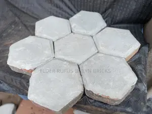 Floor Paving Brick Machine -Single Hexagonal Shaped .