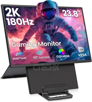 V2com 23.8" 2. 180hz Gaming Portable Monitor Laptop Screen Extender