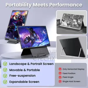 V2com 23.8" 2. 180hz Gaming Portable Monitor Laptop Screen Extender