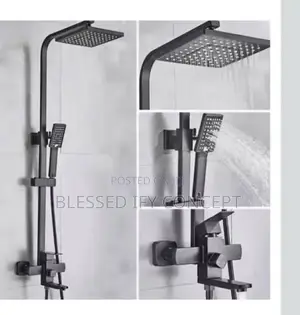High Quality Shower Mixer, Black