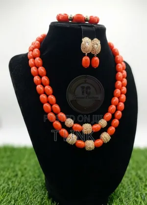 Brazilian Coral Beads Set