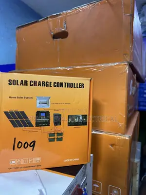 100ah Solar Charge Controller Black Body Available in Stock