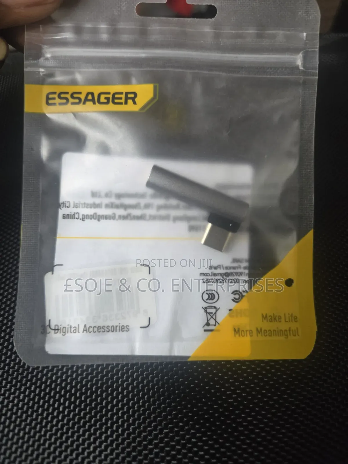 Type-C to 3.5mm Audio Jack