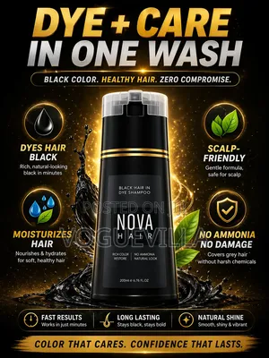 Original Nova Hair Dye Correct Hair Dye Shampoo