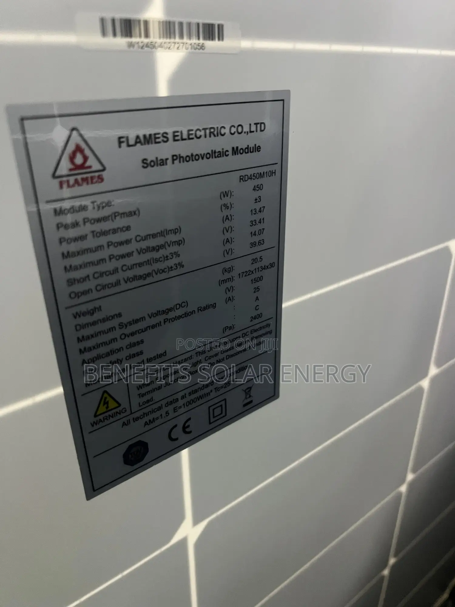 450w Flames Halfcut Panel