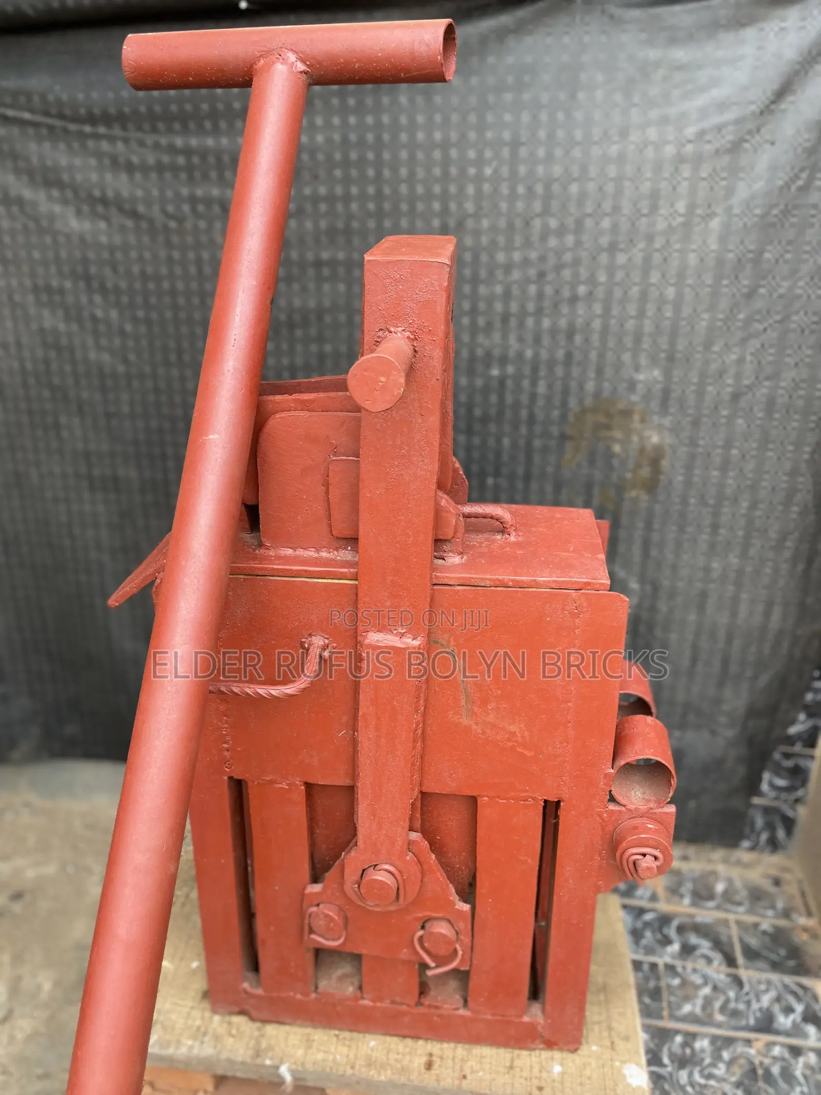 6 Inches Interlocking Manual Brick Pressmachin