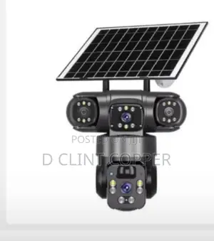 PTZ 4g V380 Triple Lens Solar Camera