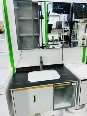 Cabinet Basin With Cabinet Mirror
