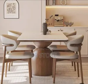 Nordic Minimalist Dining Table Set – Modern Elegance