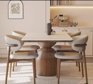 Nordic Minimalist Dining Table Set – Modern Elegance