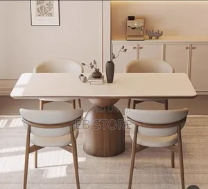 Nordic Minimalist Dining Table Set – Modern Elegance