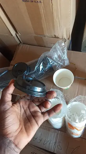50pcs White Papar Cups (8 Oz)