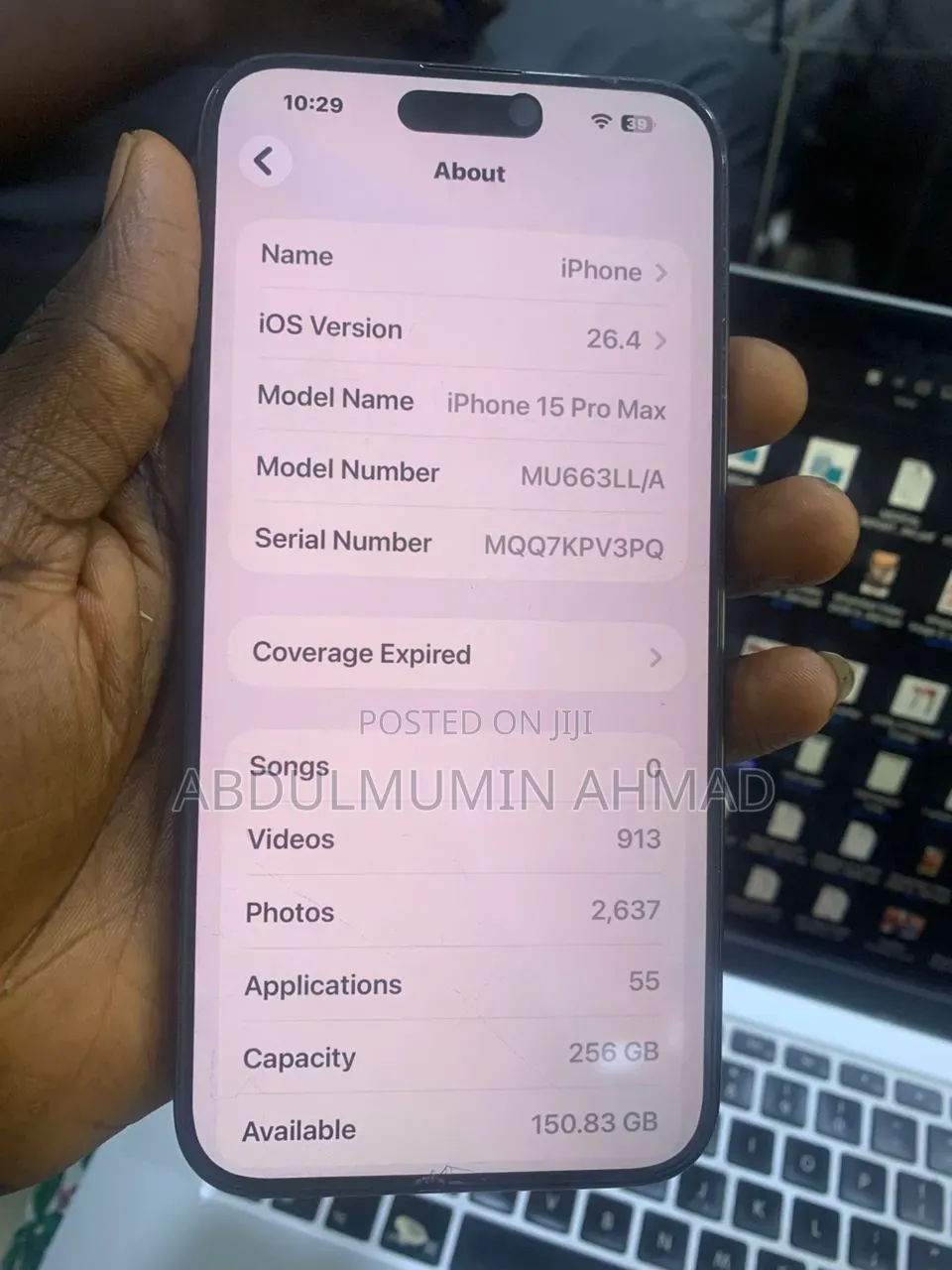 Apple iPhone 15 Pro Max 256 GB Black