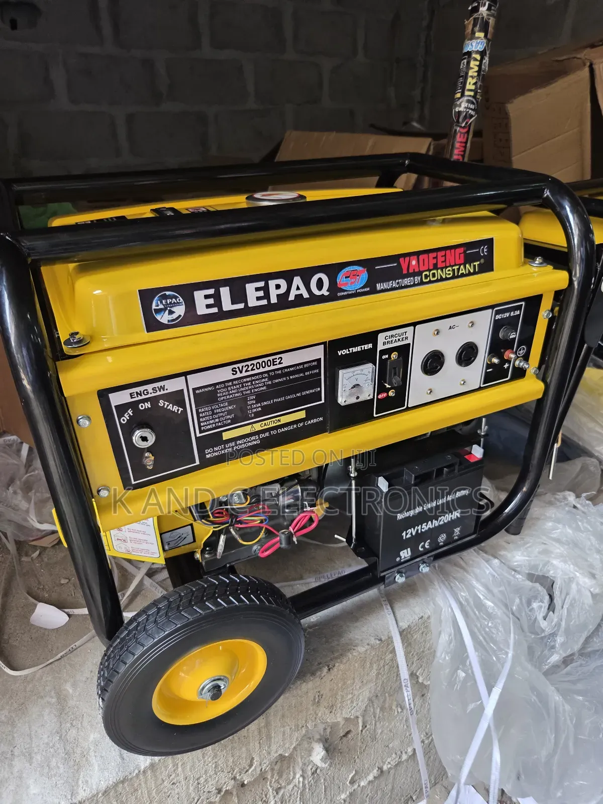 Elepaq 10kva Generator – Easy Start Smooth Running