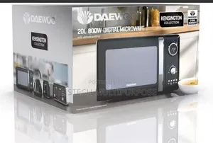 Daewoo 20l 800w Digital Microwave - Kensington Collection Black Onyx