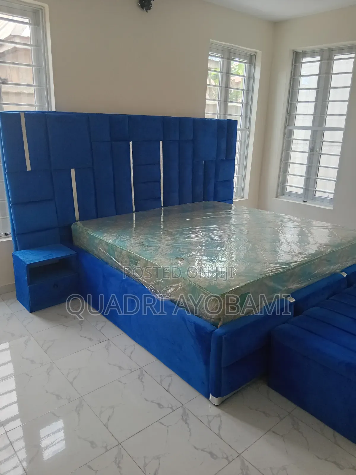Bed Frame With Bedside Is Available