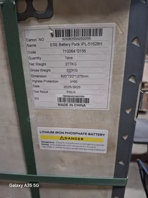 32kwh/51.2v Itel Lithium-Iron Battery