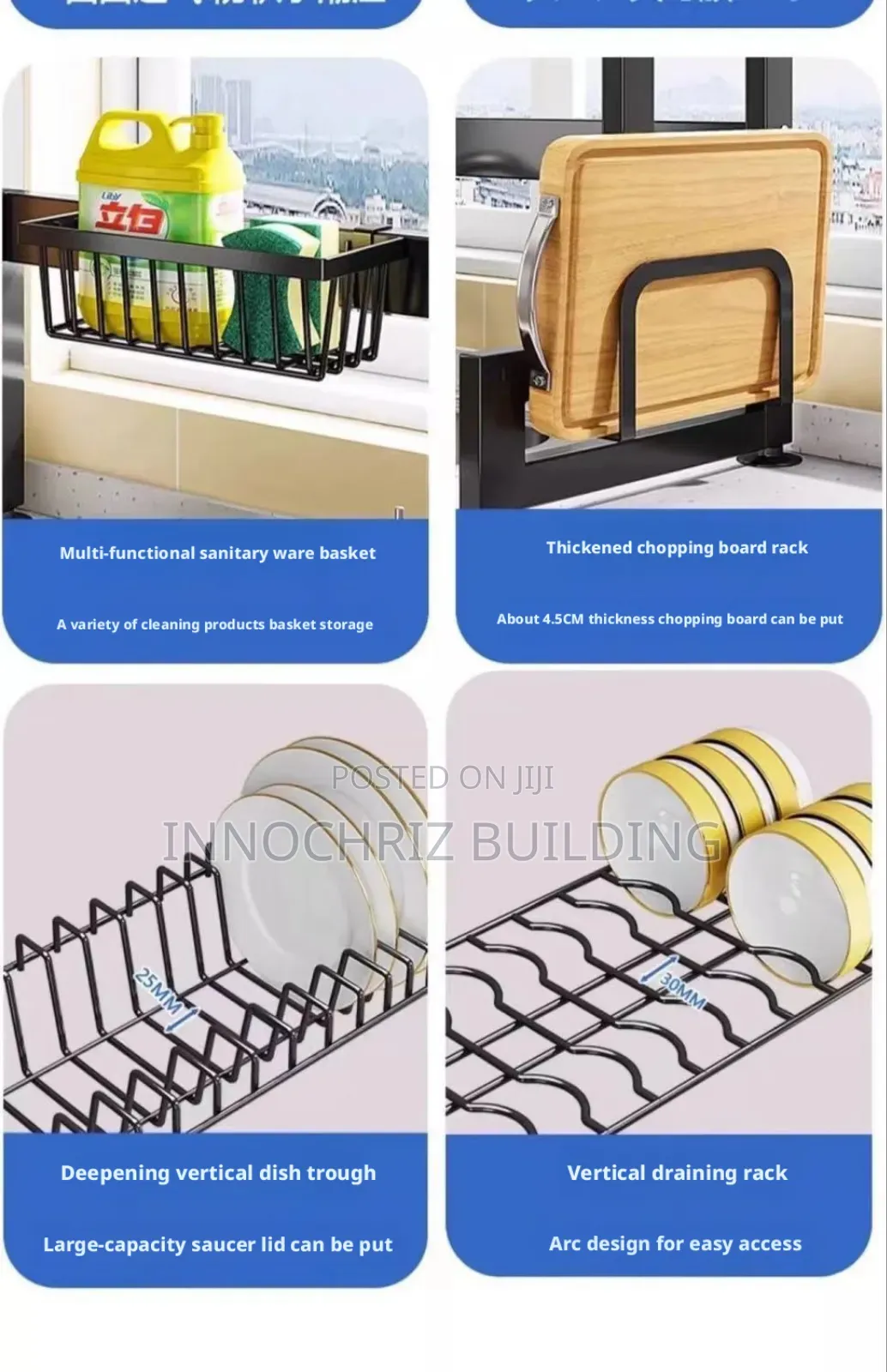 Multi Fictional Kitchen Rack