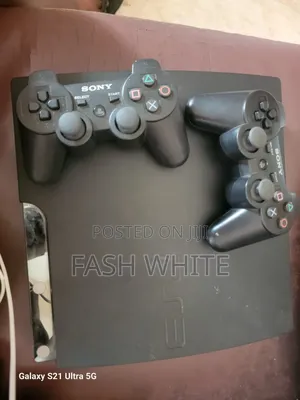 Playstation 3 Slim for Sale With Two Controllers