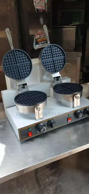 Commercial Double Head Electric Waffle Maker - Industrial Baker