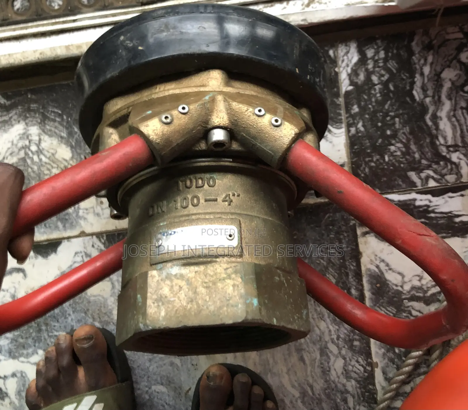 Todo 4" Quick Release Dry Break Hose Coupling